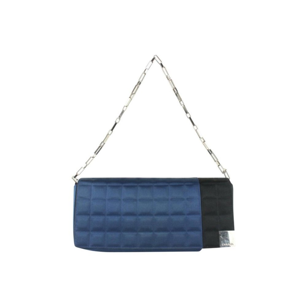 Chanel Blue x Black Satin Chocolate Bar East West